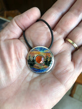Load image into Gallery viewer, Northwoods Sunset pin/pendant
